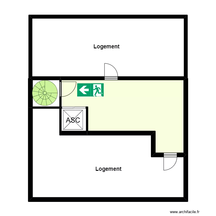 niveau courant. Plan de 