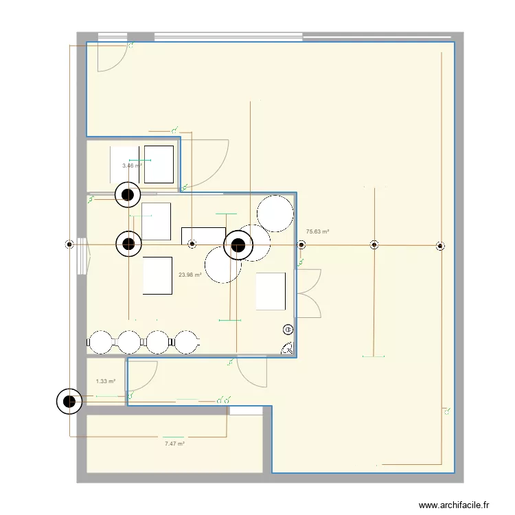 miellerie bbv1. Plan de 