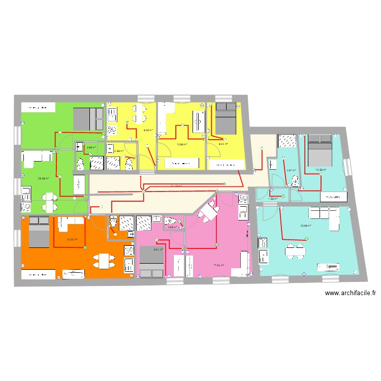 provins halid sans elect sans amenagement. Plan de 0 pièce et 0 m2