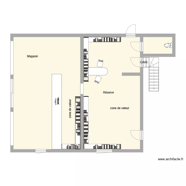 TABAC PRESSE DUPERRAY. Plan de 