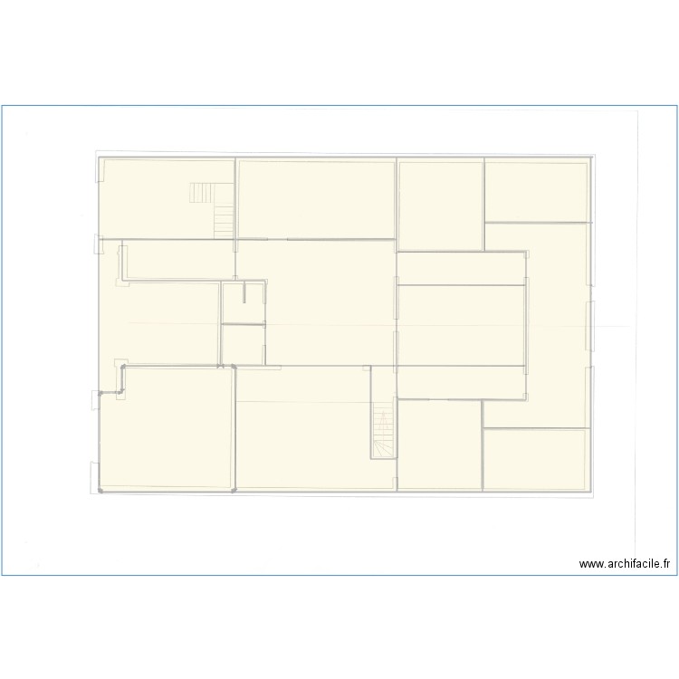 Alain Etage. Plan de 0 pièce et 0 m2