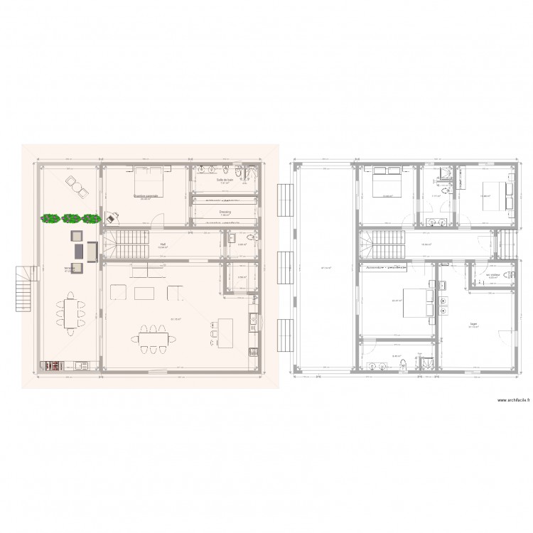 mbodiene agrandi ok grand lager avec dimension. Plan de 0 pièce et 0 m2