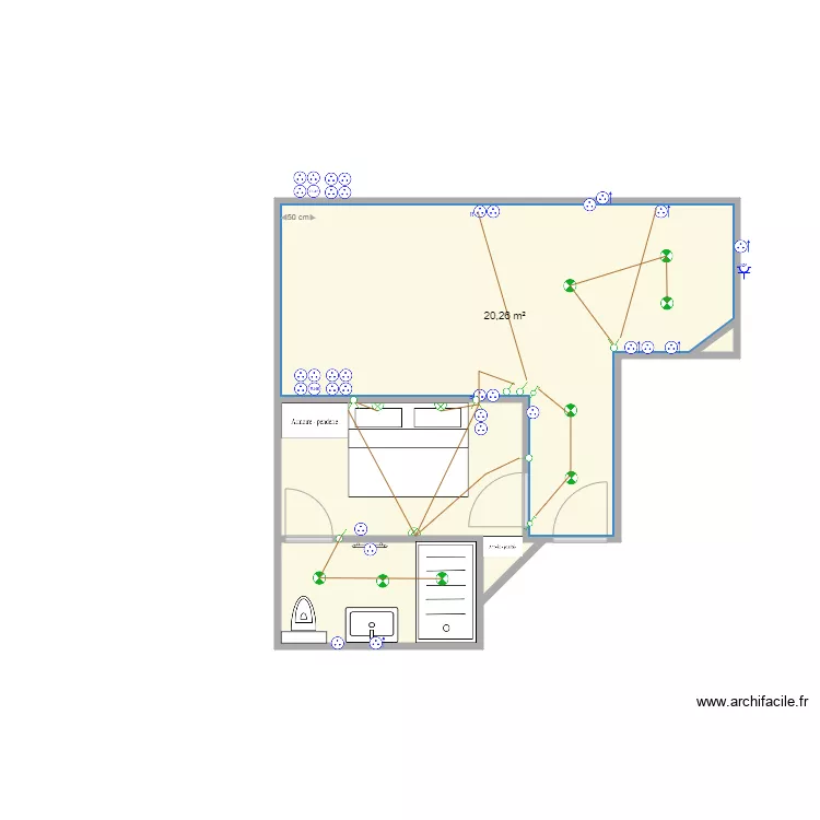 10 Civry projet&eacute; electricite  Martineau. Plan de 