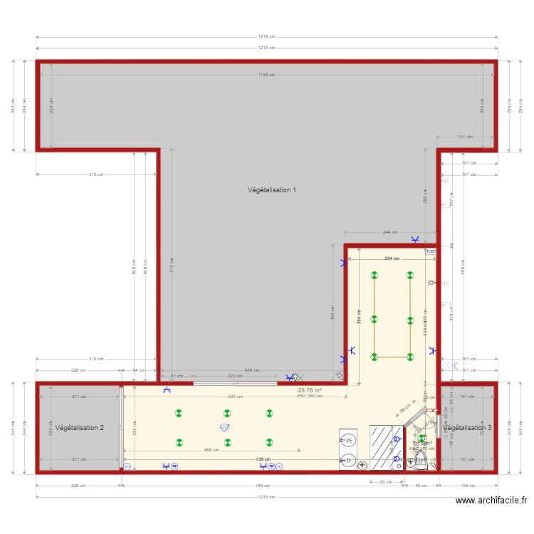 Maison Habitation ST CLAIR 4 Définitif. Plan de 0 pièce et 0 m2