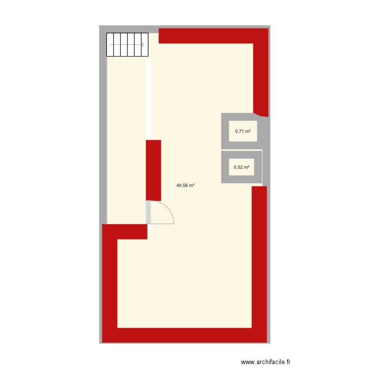 etages magasin. Plan de 0 pièce et 0 m2