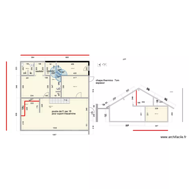 final. Plan de 7  et 113 m²