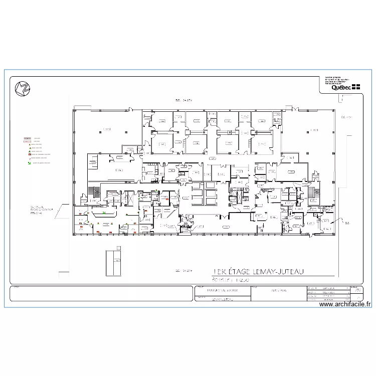 hopital RN appel de garde soin intensif. Plan de 