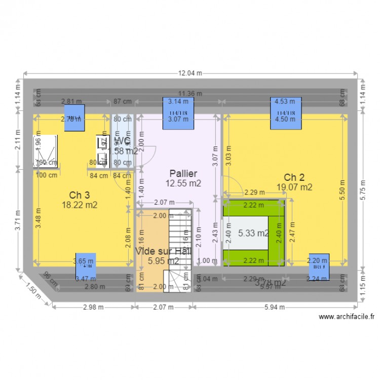 ROUAS GAUDUIN. Plan de 0 pièce et 0 m2