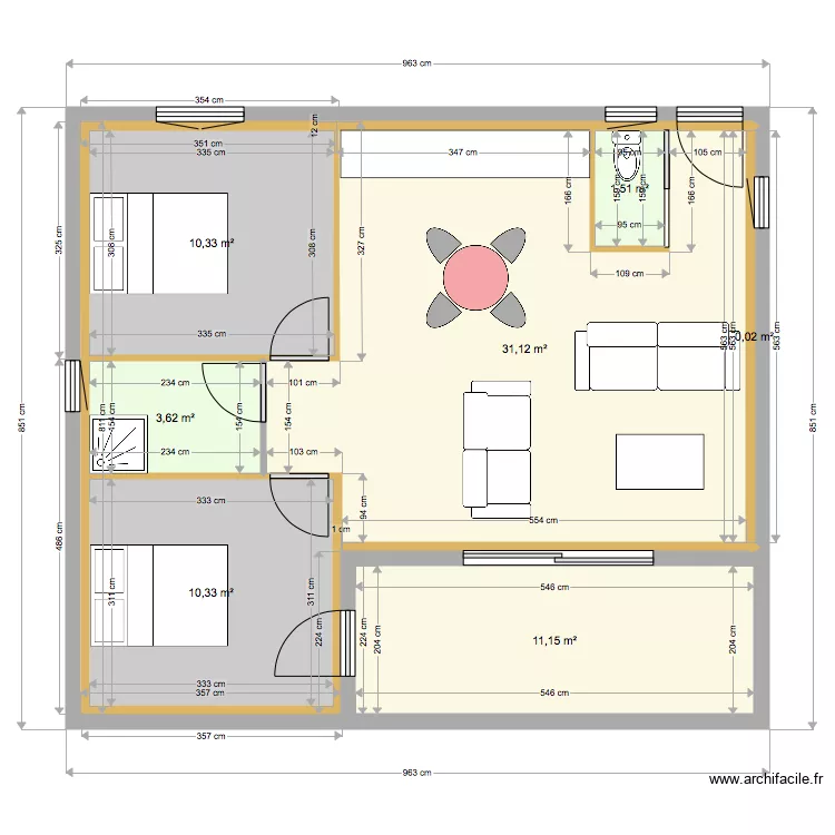 étage projet 2. Plan de étage projet 2. Plan de