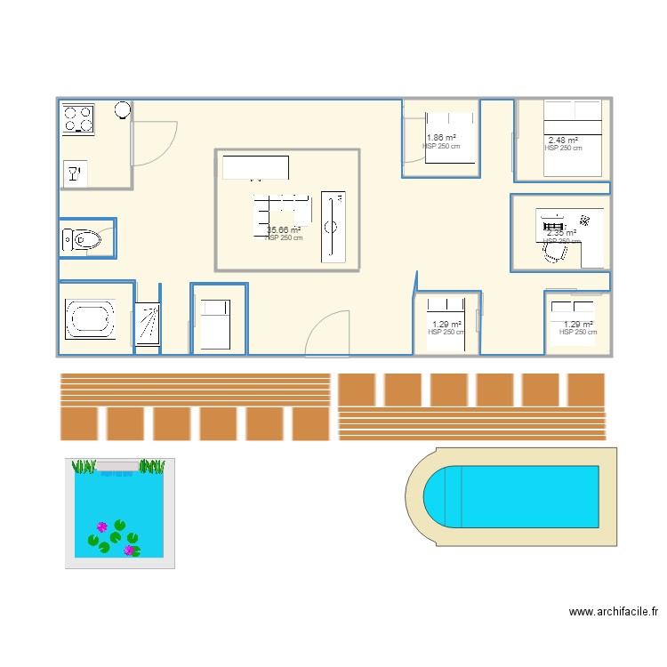 MAISON . Plan de 0 pièce et 0 m2