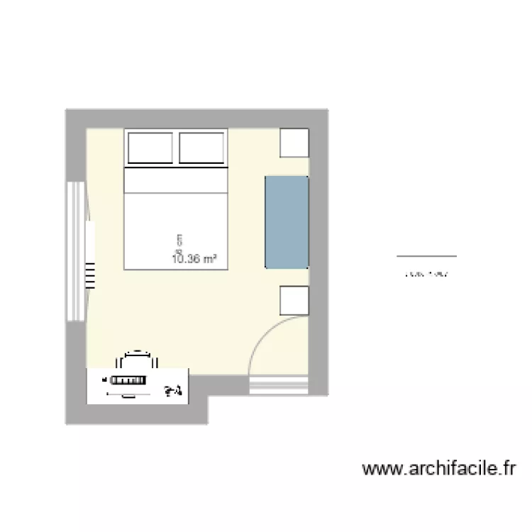 chambre. Plan de 