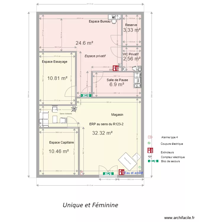 unique et feminine 4. Plan de 