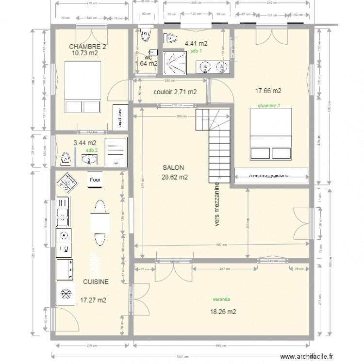 ducos. Plan de 0 pièce et 0 m2