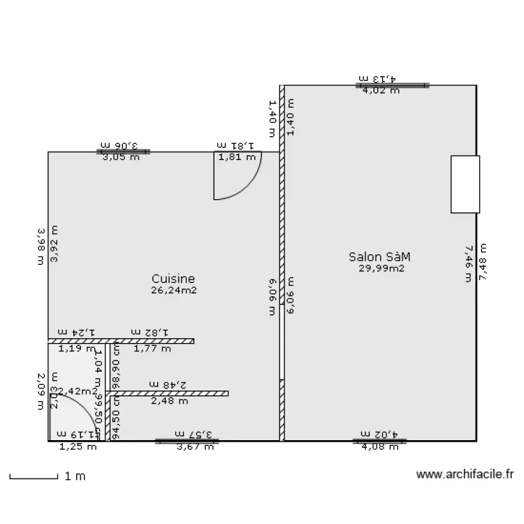 rdc 1. Plan de rdc 1. Plan de
