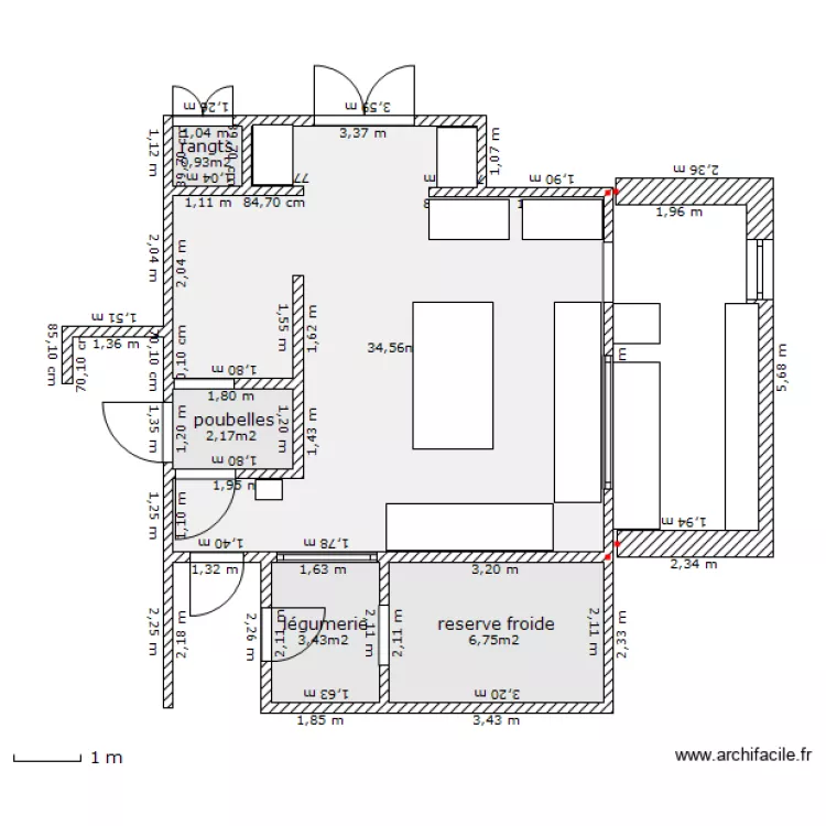 sauv Cuisine. Plan de 