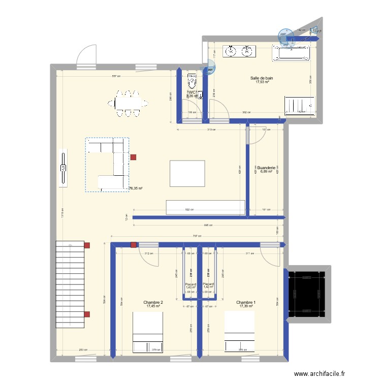 MAY-Denis-Appartement 2-Projet N1. Plan de 0 pièce et 0 m2