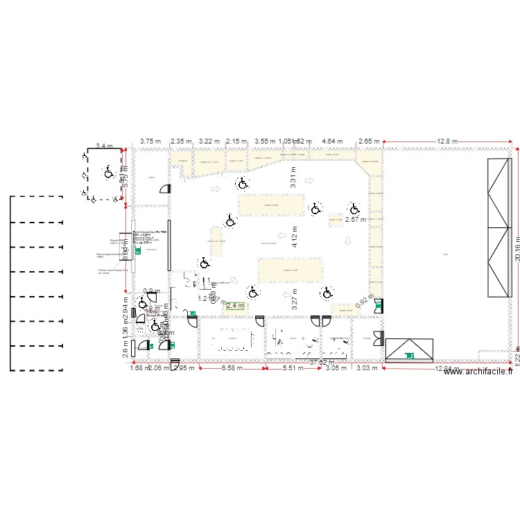 magasin 24. Plan de 0 pièce et 0 m2