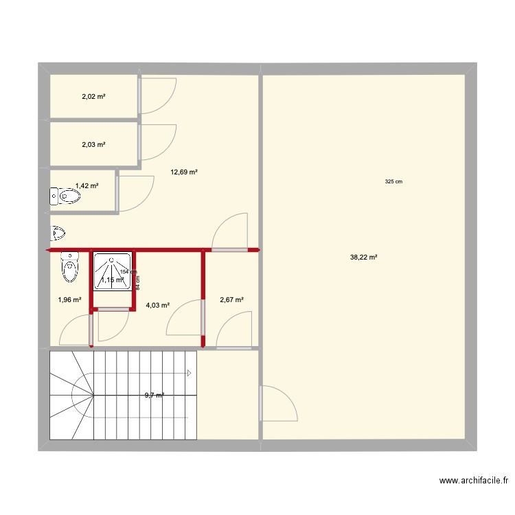 chausson métal. Plan de 0 pièce et 0 m2