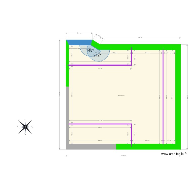 PC3 Plan surface etage. Plan de 0 pièce et 0 m2