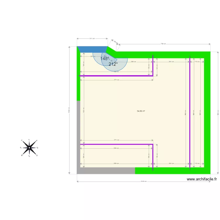 PC3 Plan surface etage. Plan de 