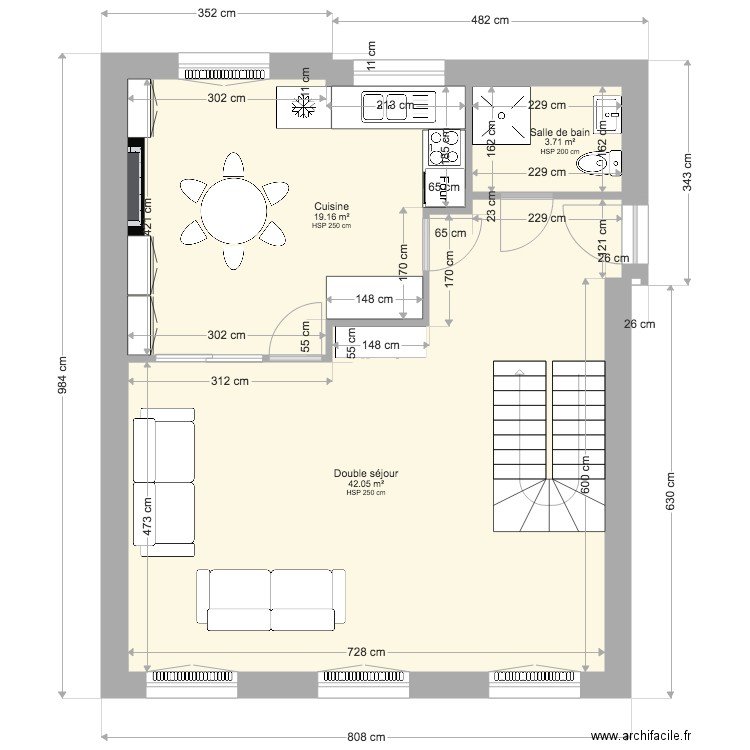 Guerard. Plan de 0 pièce et 0 m2