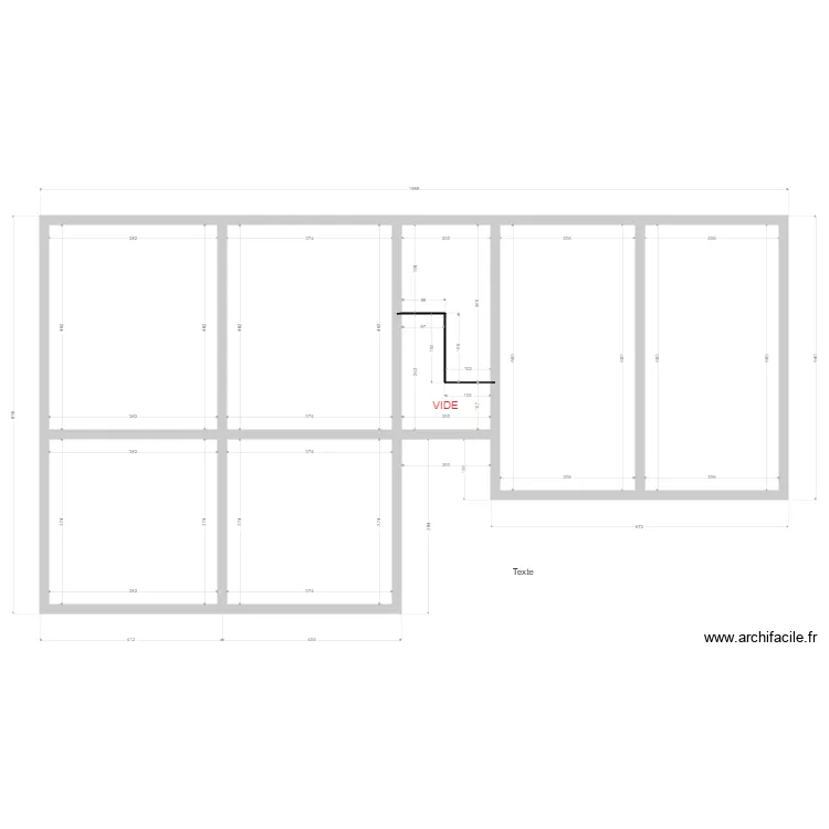 DAVID  PLANCHER ETAGE. Plan de 