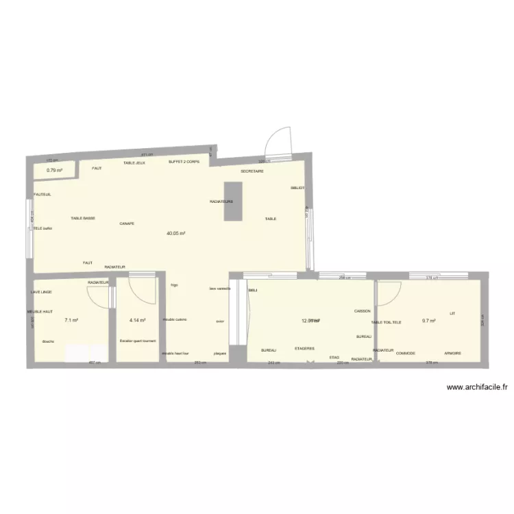 CANTA JARDIN RDJ MEUBLE J. Plan de CANTA JARDIN RDJ MEUBLE J. Plan de