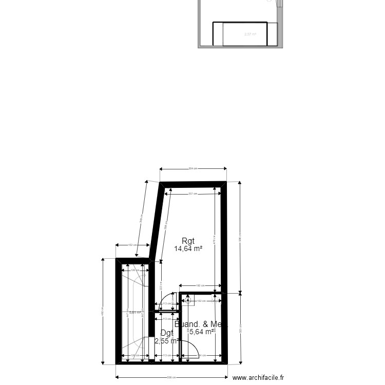 95 DEUIL 26 Eglise PROJET V ArL post Jordan 08082022. Plan de 18 pièces et 182 m2