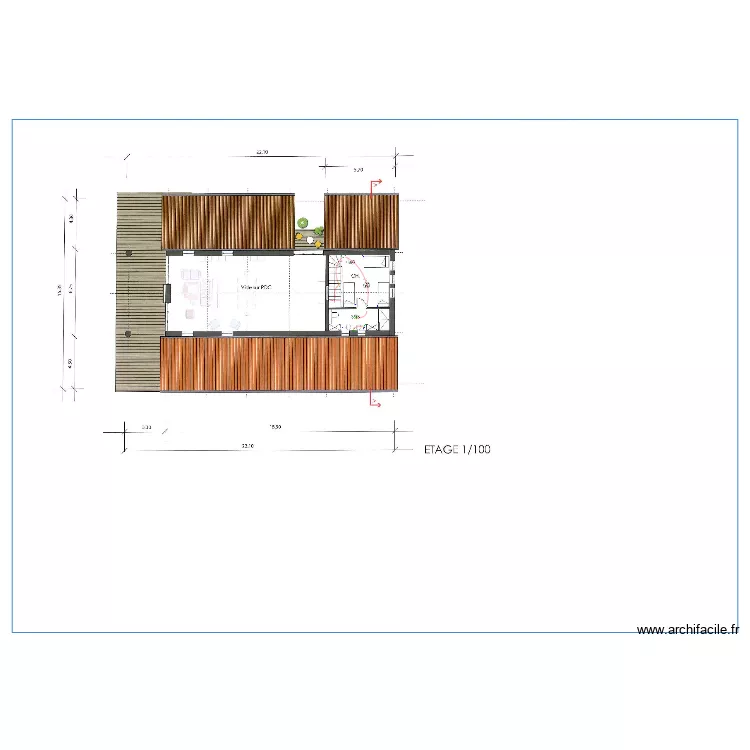 LOUDET ARBOR 1er. Plan de 
