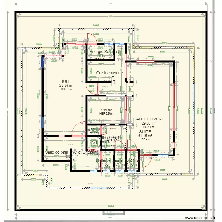PLAN Electrique de la Suite. Plan de 