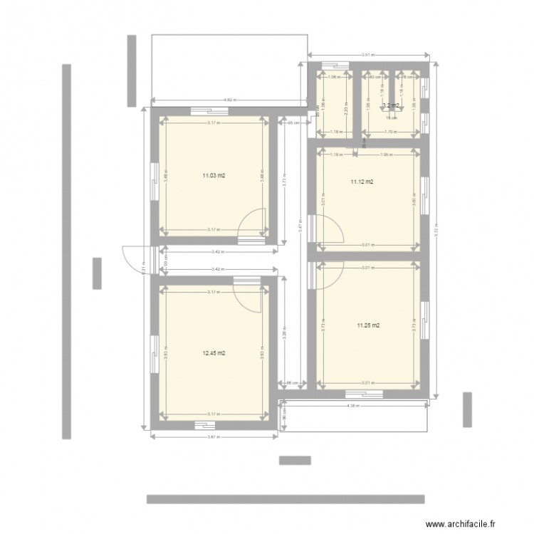 Plan Ambohimandray. Plan de 0 pièce et 0 m2