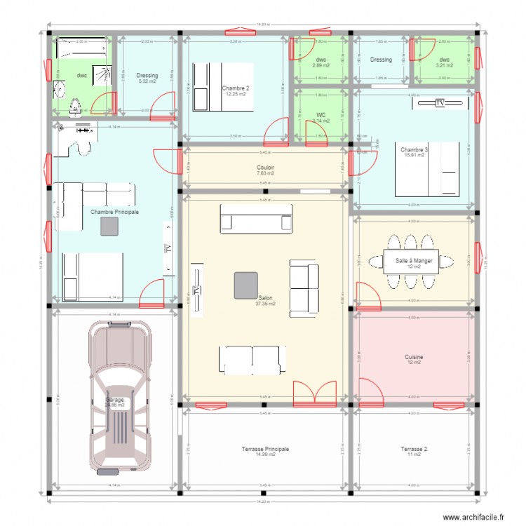 PROJET OUME. Plan de 0 pièce et 0 m2