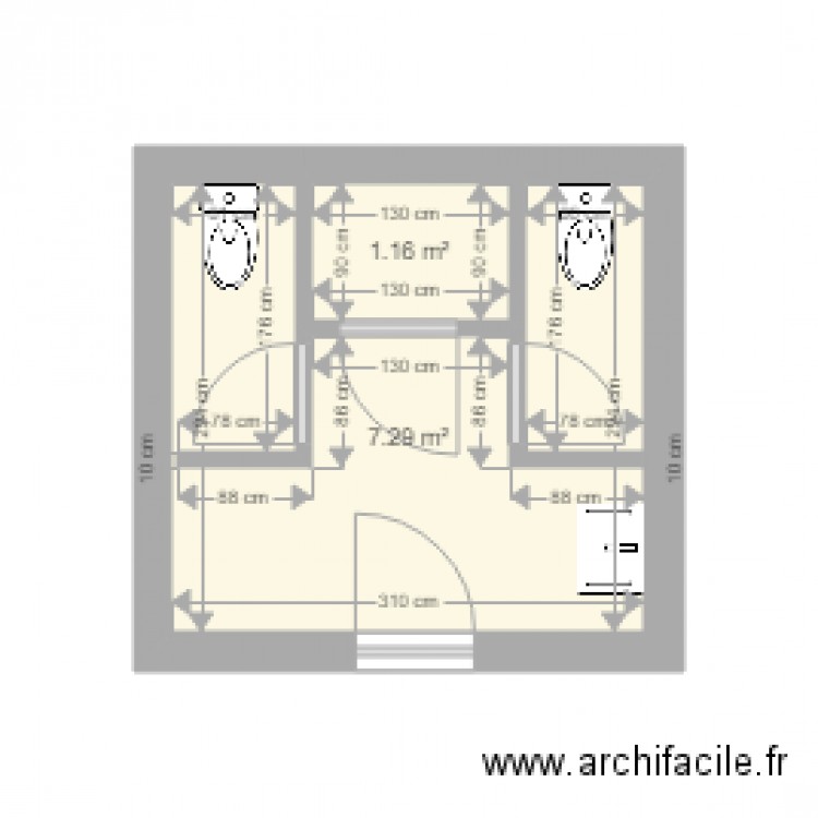 Salle Saint Paul. Plan de 0 pièce et 0 m2