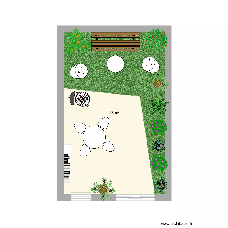 Terrasse Maussane. Plan de 