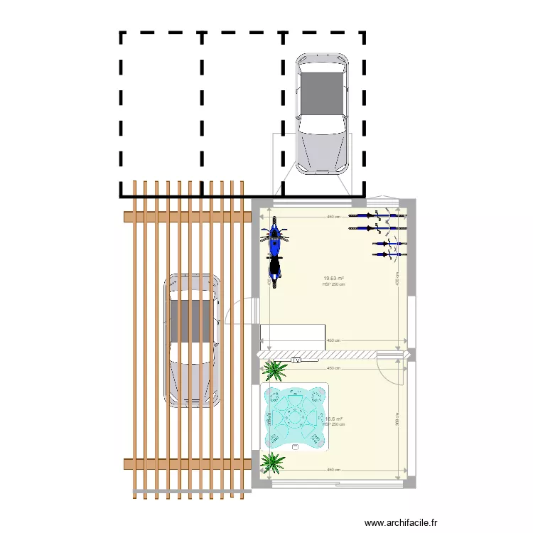 Rez de chaussée extension. Plan de Rez de chaussée extension. Plan de