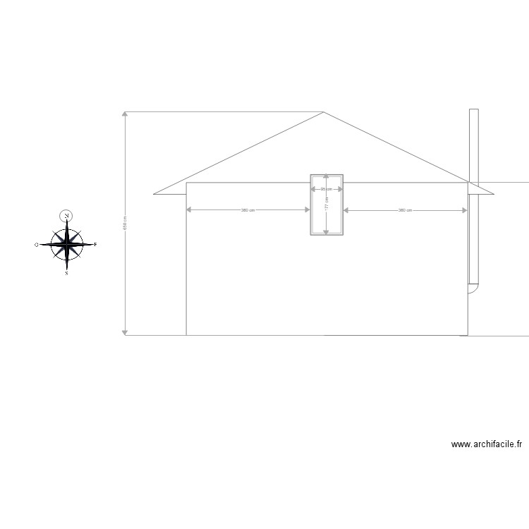 Mams Façade Nord 01. Plan de 0 pièce et 0 m2