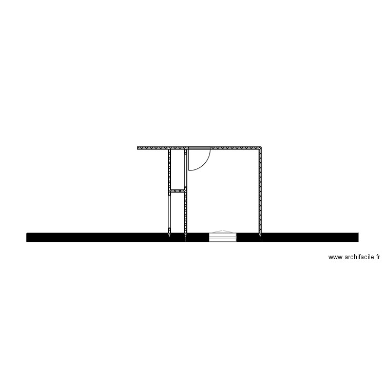 existant Grand. Plan de 0 pièce et 0 m2