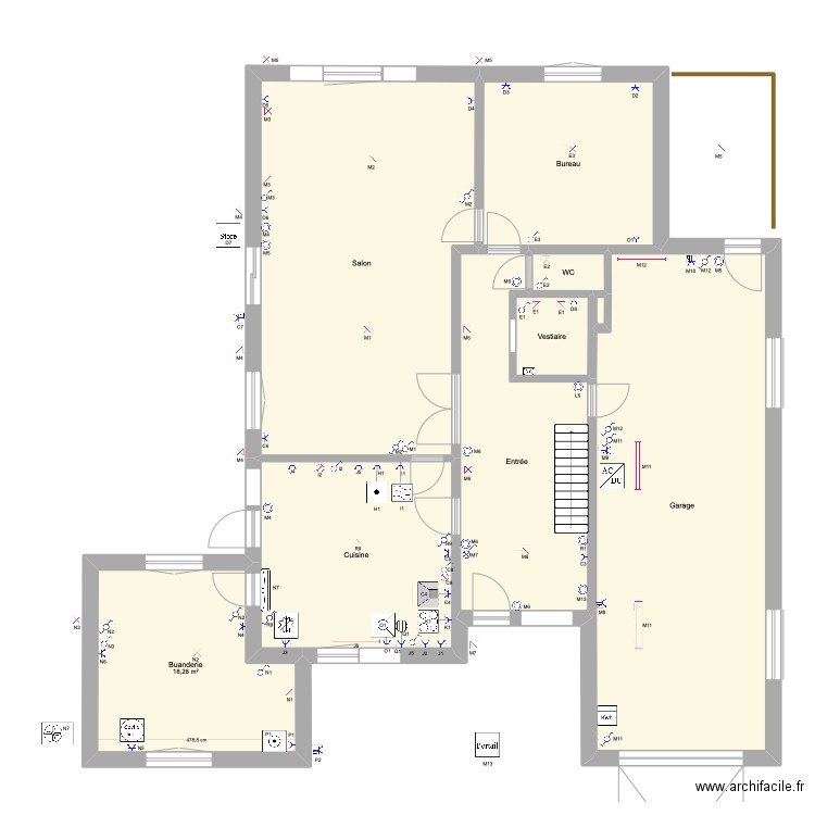 Rez-6. Plan de 0 pièce et 0 m2
