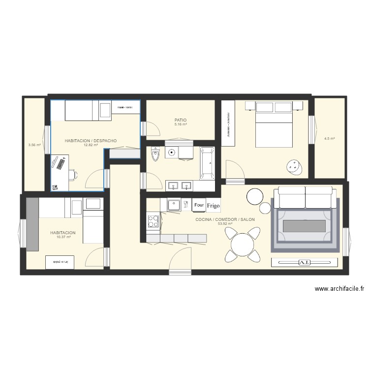 APPART INTXAURRONDO KALEA. Plan de 0 pièce et 0 m2