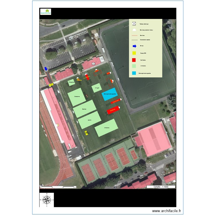 AFT Lisses 2020. Plan de 0 pièce et 0 m2