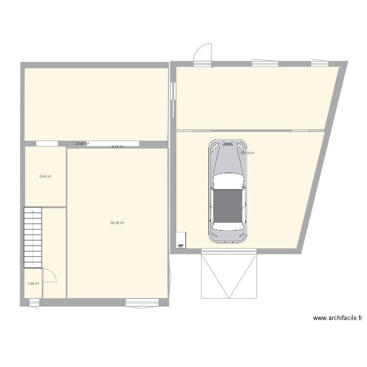 RDC et Garage . Plan de 0 pièce et 0 m2