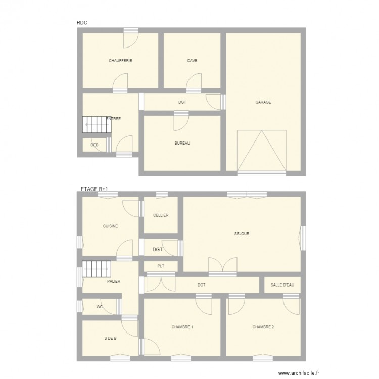 DESENFANT SAGNAT. Plan de 0 pièce et 0 m2