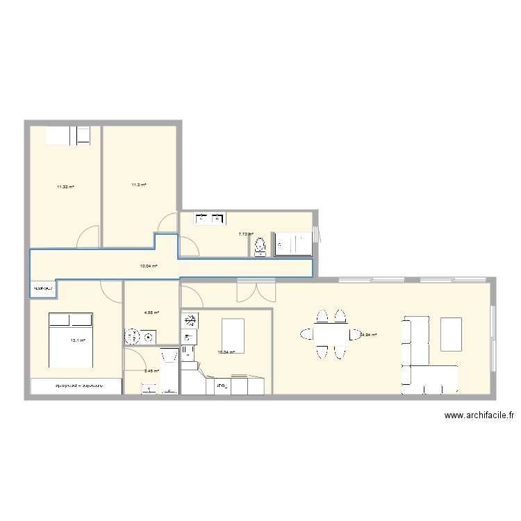 maison 2. Plan de 0 pièce et 0 m2