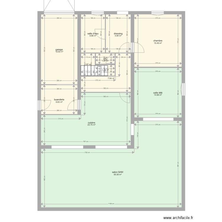 castelly modif 2. Plan de 0 pièce et 0 m2