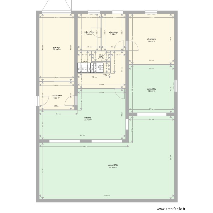 castelly modif 2. Plan de 0 pièce et 0 m2