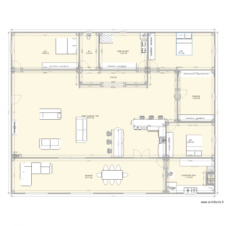 plan maison pascal espel. Plan de 0 pièce et 0 m2