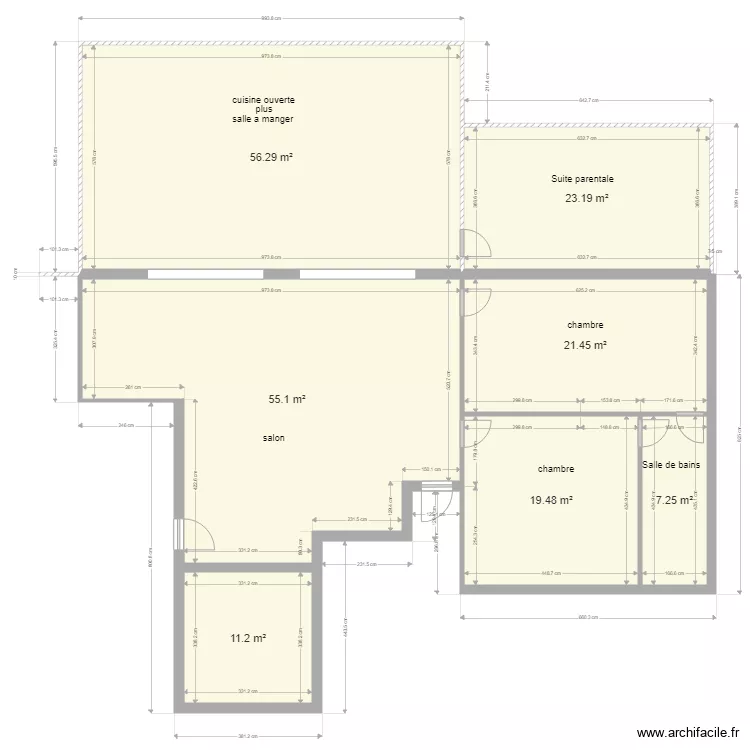 plan maison maaud. Plan de 