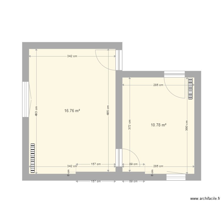 Manoir 1er étage chambre sdd K et D. Plan de 0 pièce et 0 m2