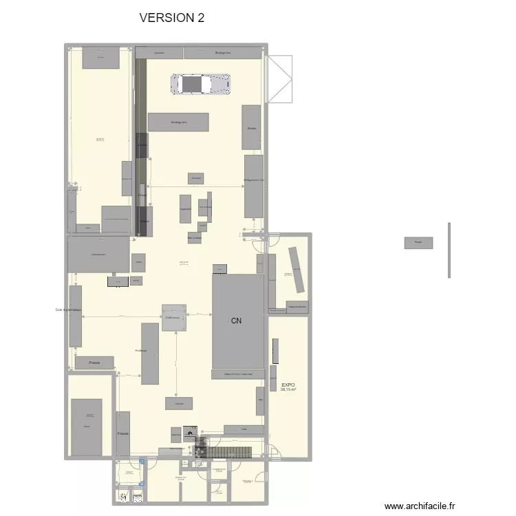 atelier Yann V2. Plan de atelier Yann V2. Plan de