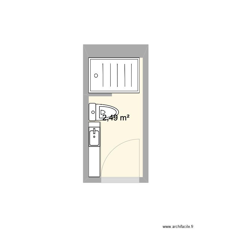 Salle de bain. Plan de 0 pièce et 0 m2